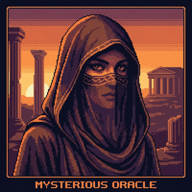 Charlize Theron as Supporting in The Odyssey (2026), pixel art illustration