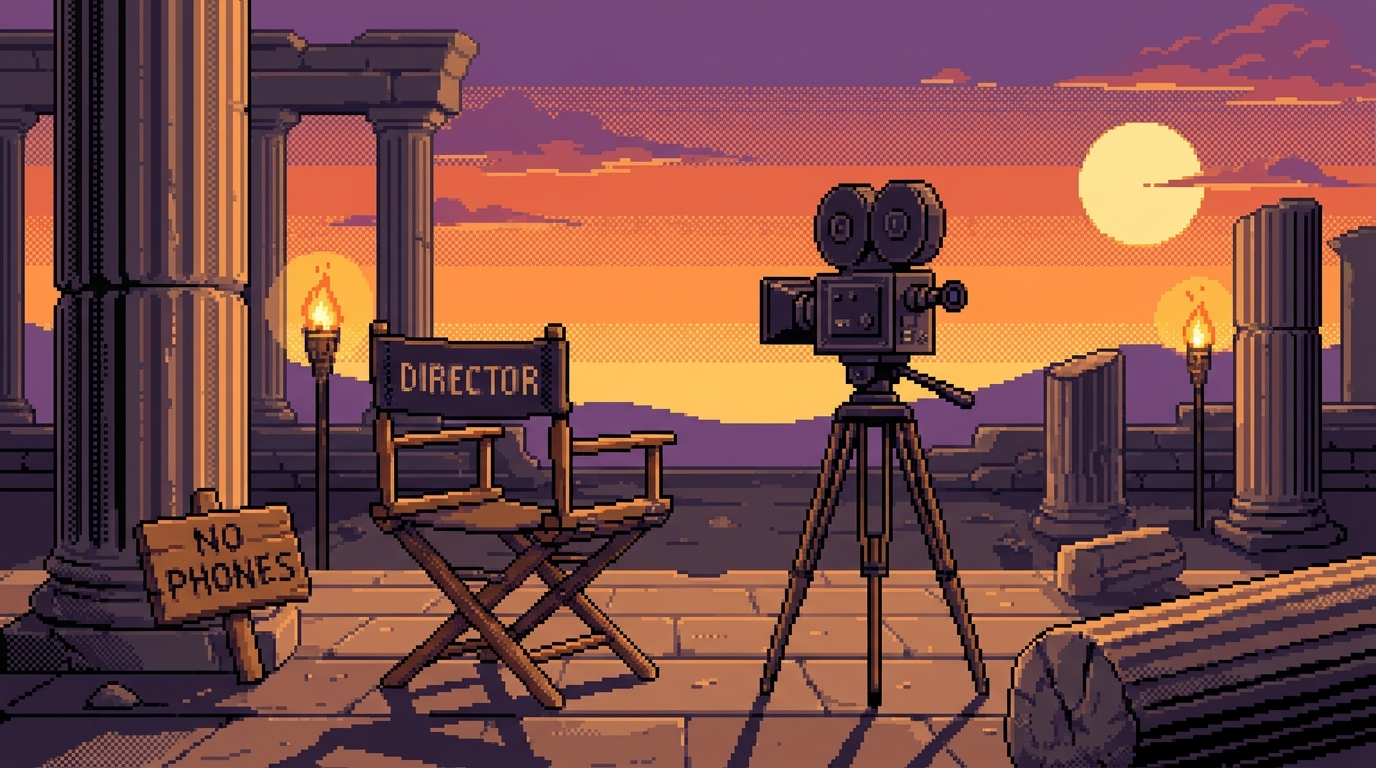 No CGI, no phones, no plot explained, illustration for The Odyssey marketing breakdown